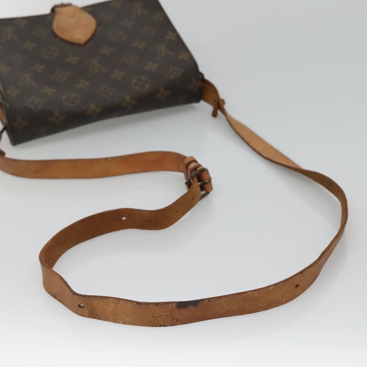 LOUIS VUITTON Monogram Cartouchiere MM Shoulder Bag M51253 LV Auth 131226