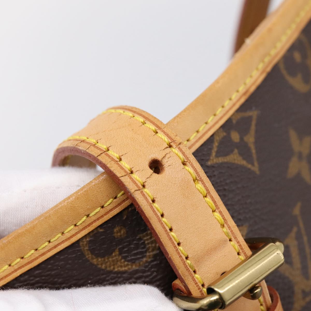 LOUIS VUITTON Monogram Bucket GM Shoulder Bag M42236 LV Auth 131231