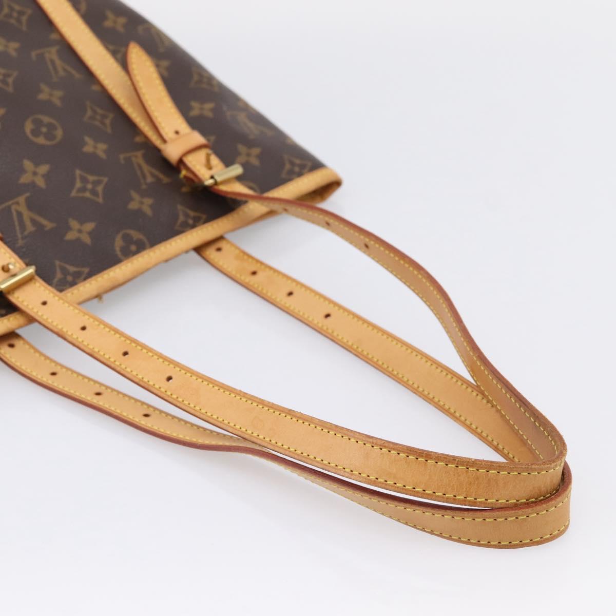 LOUIS VUITTON Monogram Bucket GM Shoulder Bag M42236 LV Auth 131231