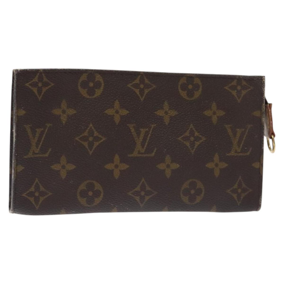 LOUIS VUITTON Monogram Bucket GM Accessory Pouch LV Auth 131232