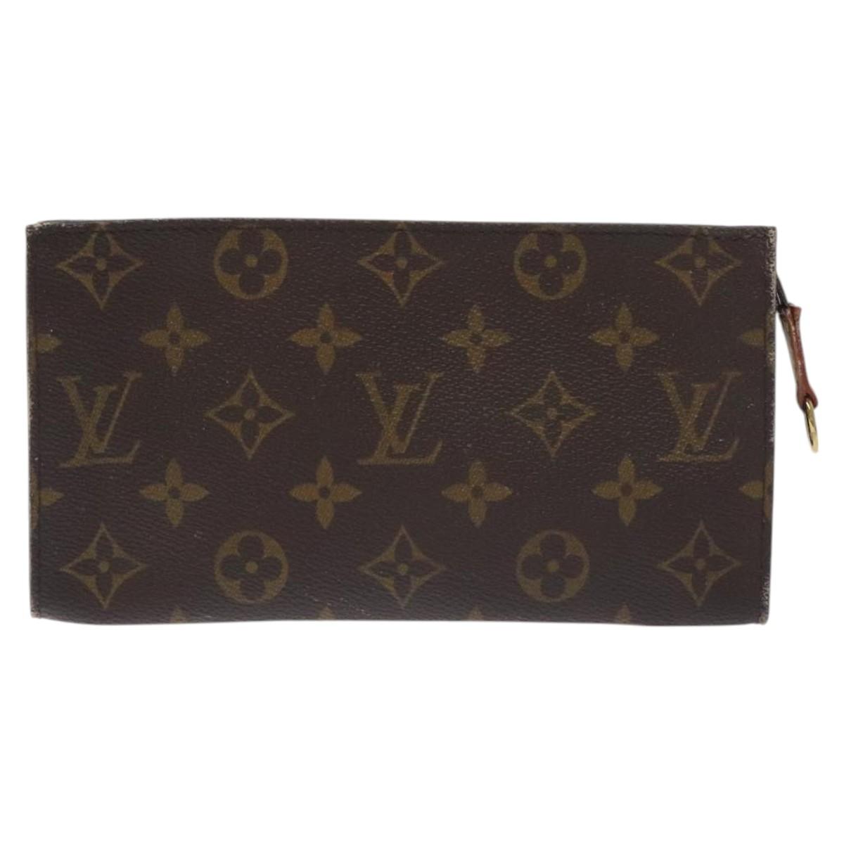 LOUIS VUITTON Monogram Bucket GM Accessory Pouch LV Auth 131232