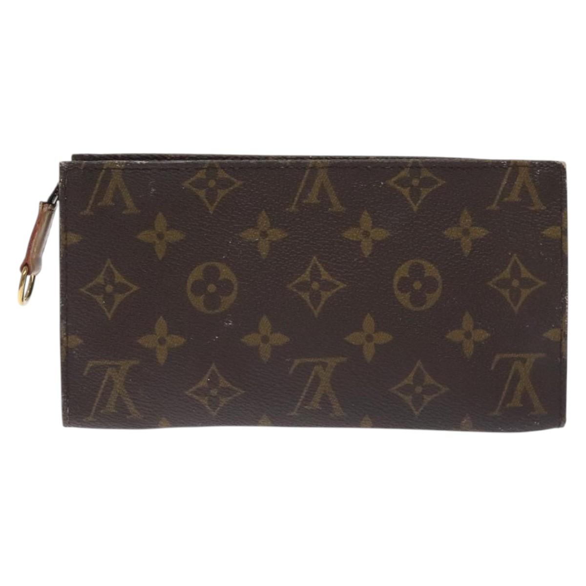 LOUIS VUITTON Monogram Bucket GM Accessory Pouch LV Auth 131232
