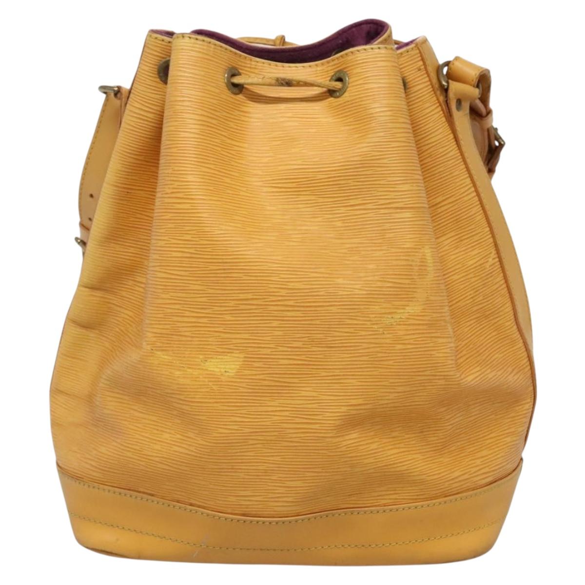 LOUIS VUITTON Epi Noe Shoulder Bag Tassili Yellow M44009 LV Auth 131272