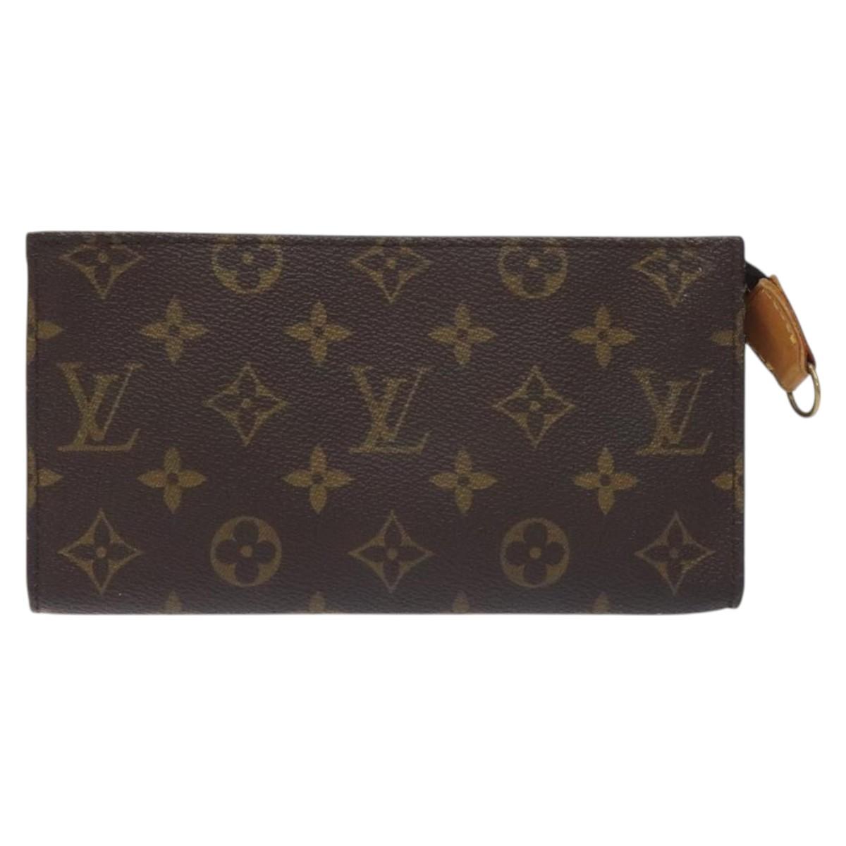 LOUIS VUITTON Monogram Bucket GM Accessory Pouch LV Auth 131296