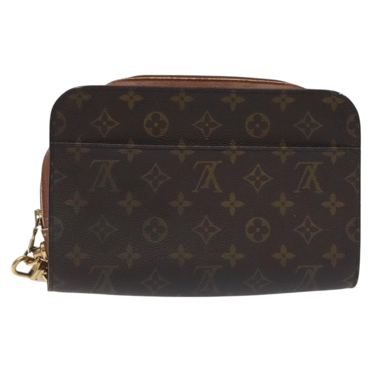 LOUIS VUITTON Monogram Orsay Clutch Bag M51790 LV Auth 131305