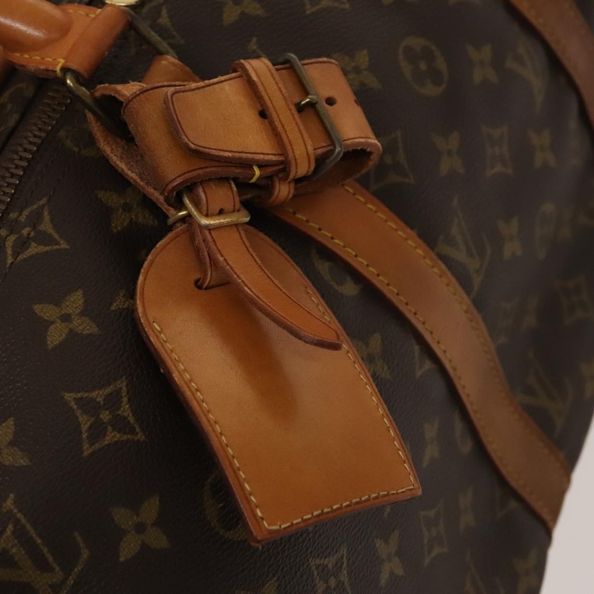 LOUIS VUITTON Monogram Keepall Bandouliere 50 Boston Bag M41416 LV Auth 131315