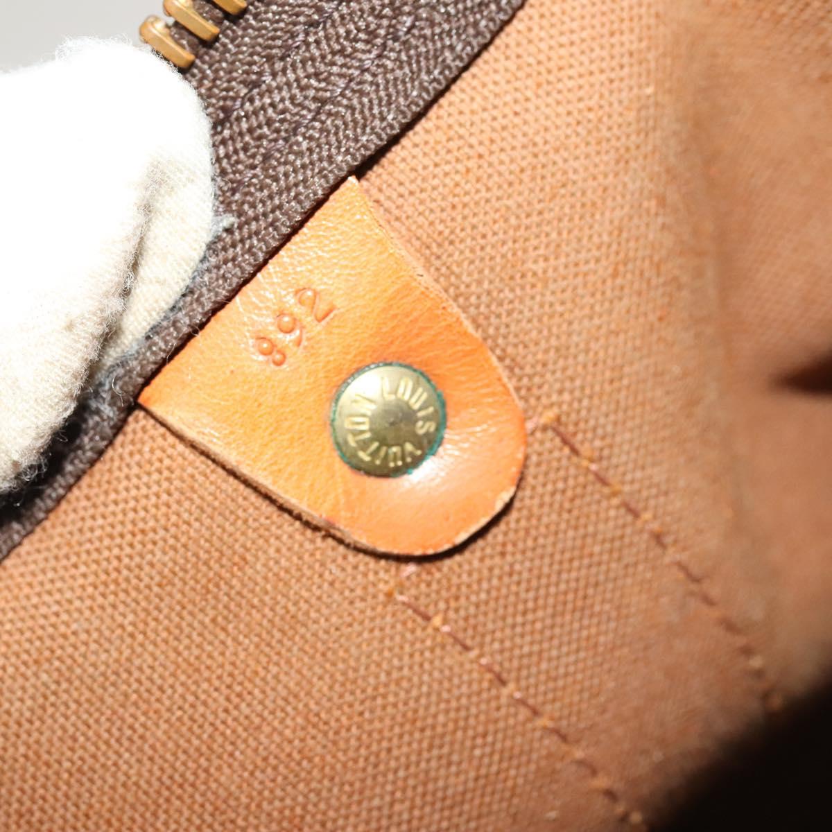 LOUIS VUITTON Monogram Keepall Bandouliere 50 Boston Bag M41416 LV Auth 131315