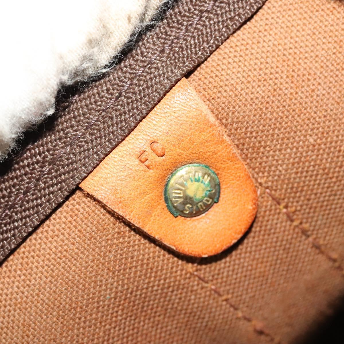 LOUIS VUITTON Monogram Keepall Bandouliere 50 Boston Bag M41416 LV Auth 131315