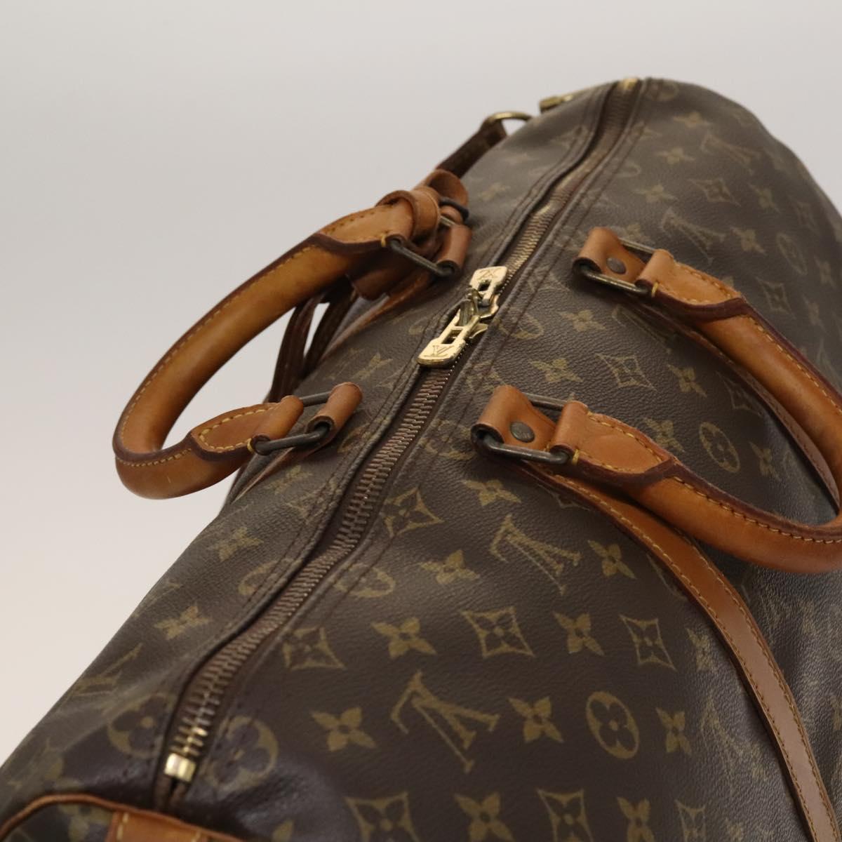 LOUIS VUITTON Monogram Keepall Bandouliere 50 Boston Bag M41416 LV Auth 131315