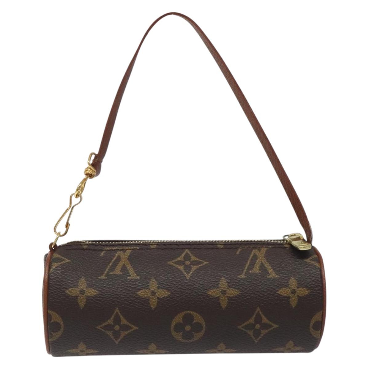 LOUIS VUITTON Monogram Papillon Pouch LV Auth 131448