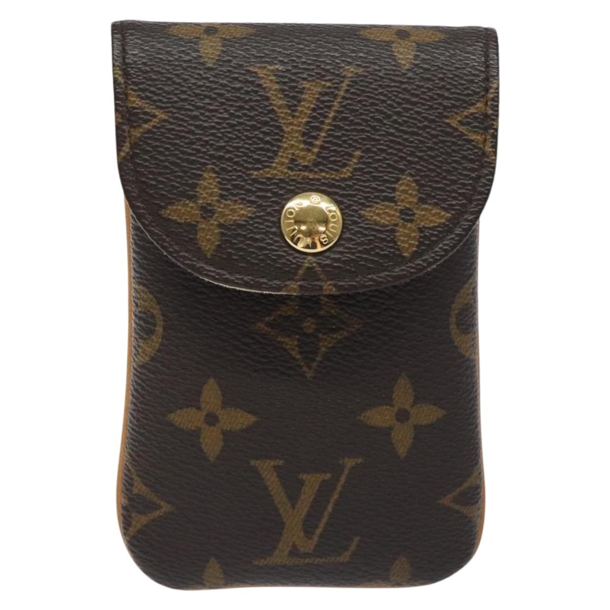 LOUIS VUITTON Monogram EtuiTelephonne MM Cell Phone Case M66546 LV Auth 131507