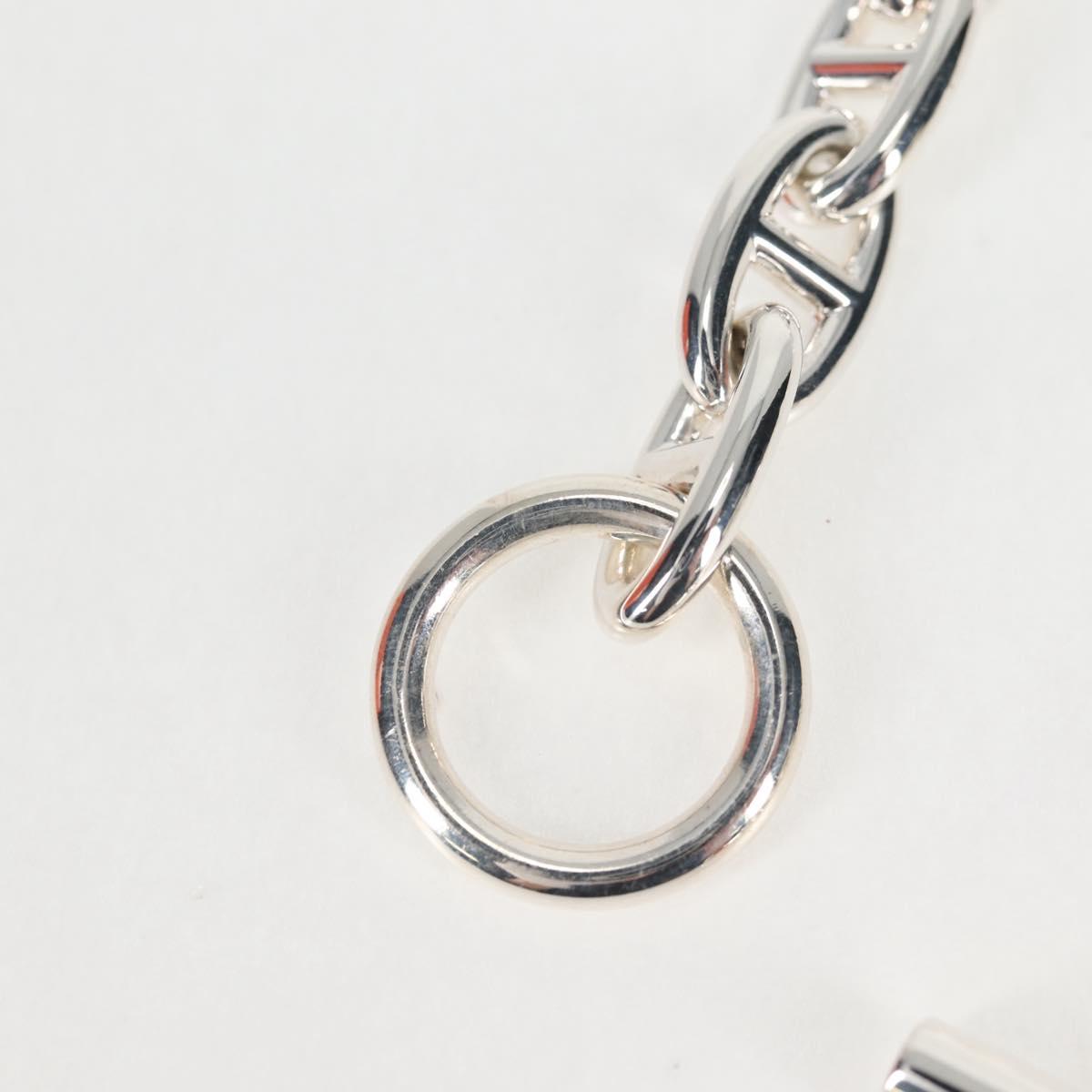 HERMES Chaine d'Ancre GM Bracelet Ag925 15 Links Silver Auth 131509SM