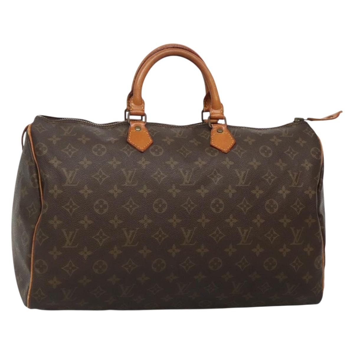 LOUIS VUITTON Monogram Speedy 40 Hand Bag M41522 LV Auth 131600