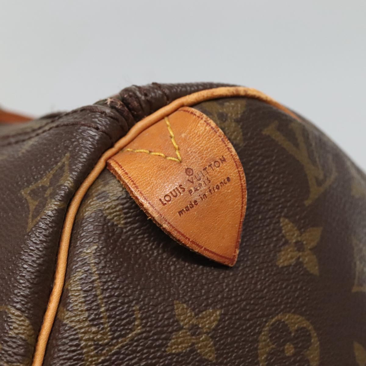 LOUIS VUITTON Monogram Speedy 40 Hand Bag M41522 LV Auth 131600