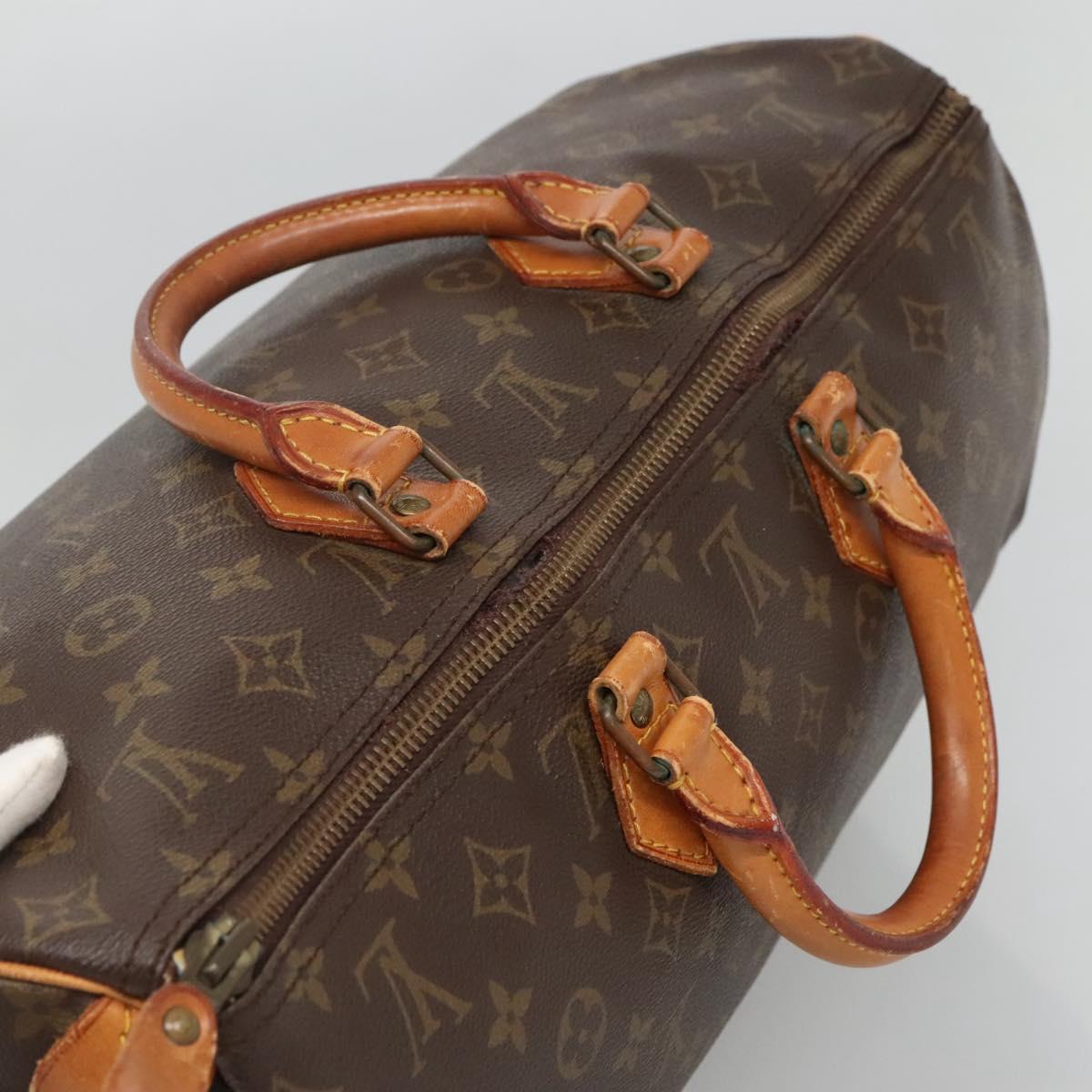 LOUIS VUITTON Monogram Speedy 40 Hand Bag M41522 LV Auth 131600