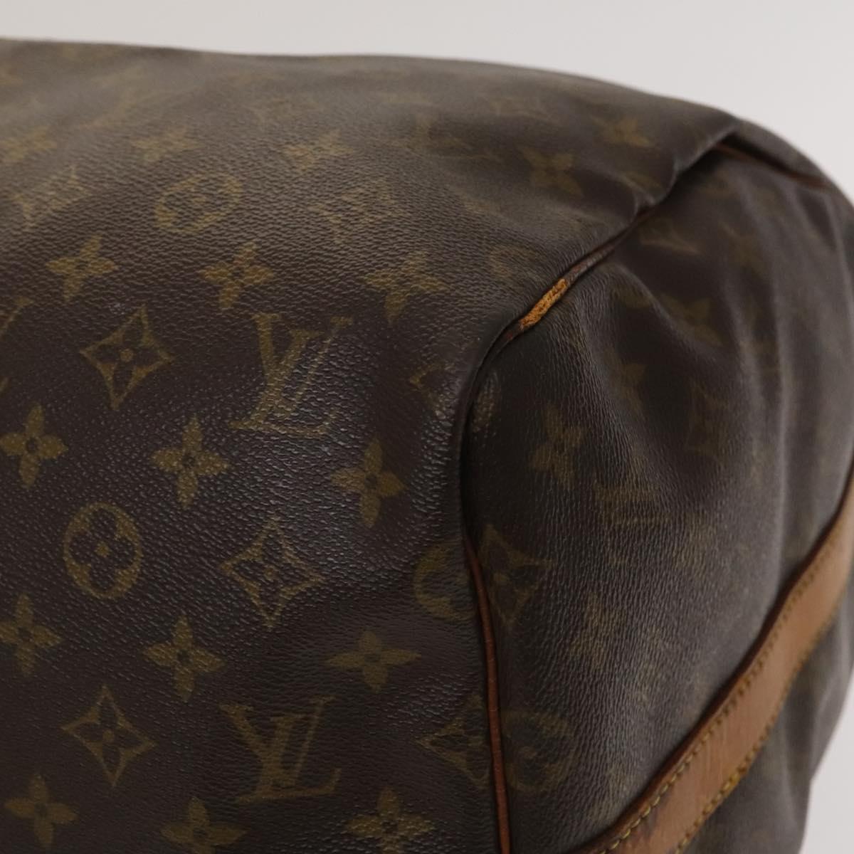 LOUIS VUITTON Monogram Keepall Bandouliere 55 Boston Bag M41414 LV Auth 131601