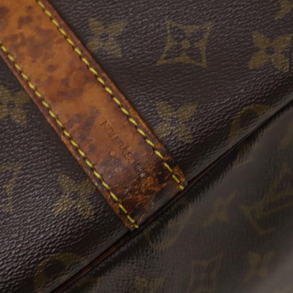 LOUIS VUITTON Monogram Keepall Bandouliere 55 Boston Bag M41414 LV Auth 131601