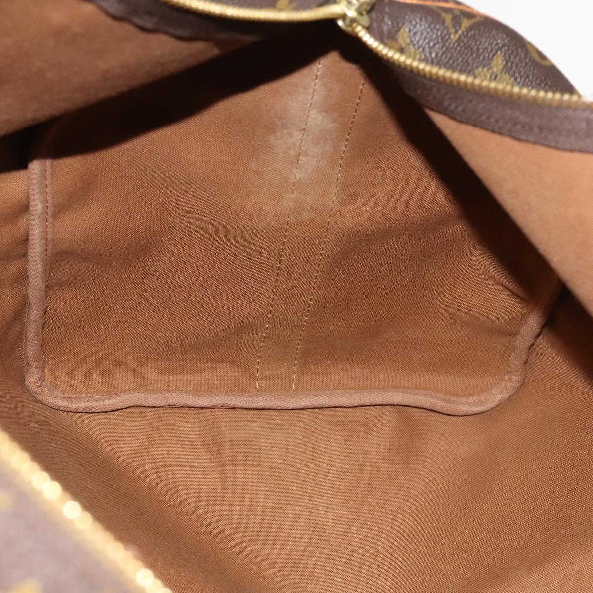 LOUIS VUITTON Monogram Keepall Bandouliere 55 Boston Bag M41414 LV Auth 131601