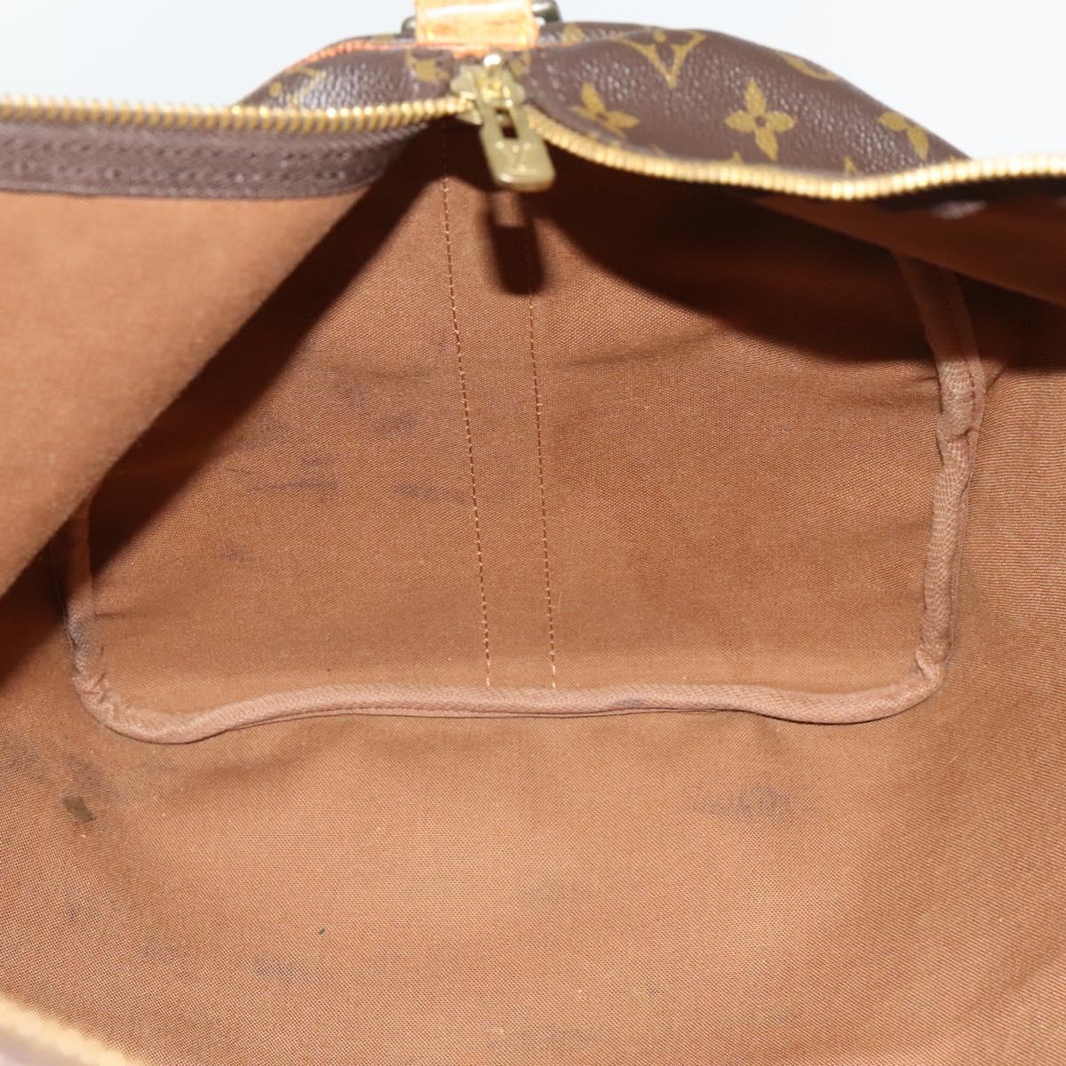 LOUIS VUITTON Monogram Keepall Bandouliere 55 Boston Bag M41414 LV Auth 131601