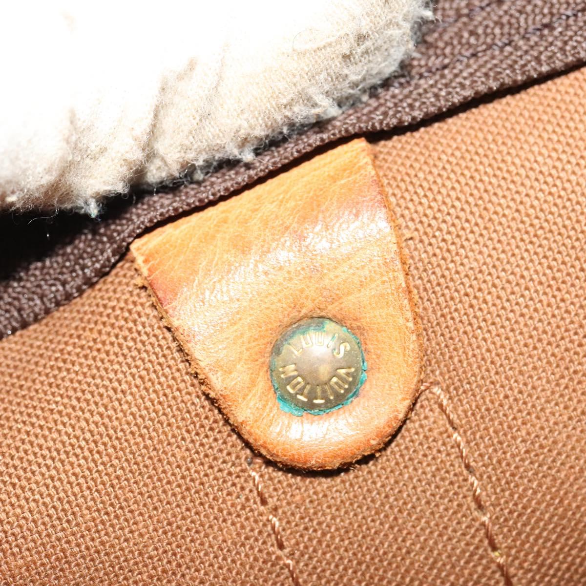 LOUIS VUITTON Monogram Keepall Bandouliere 55 Boston Bag M41414 LV Auth 131601