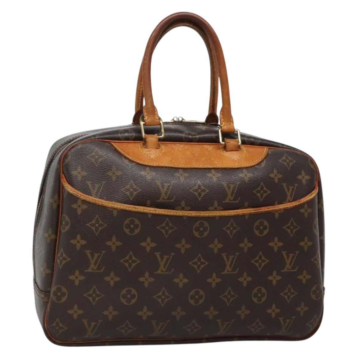 LOUIS VUITTON Monogram Deauville Hand Bag M47270 LV Auth 131617
