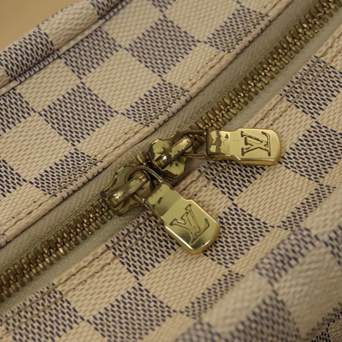 LOUIS VUITTON Damier Azur Naviglio Shoulder Bag N51189 LV Auth 131659