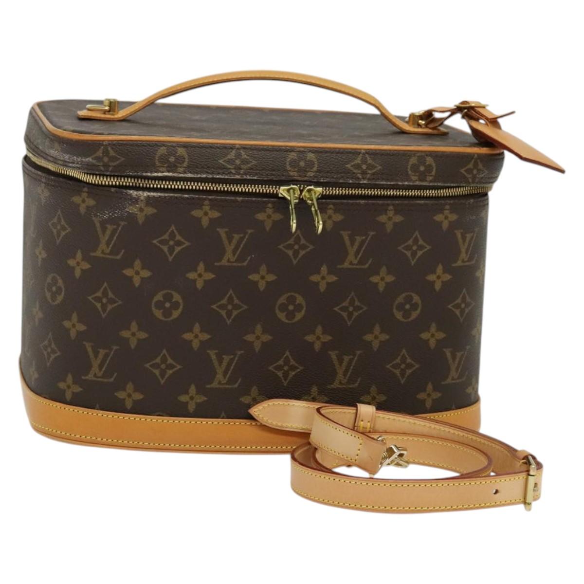 LOUIS VUITTON Monogram Nice Hand Bag 2way M47280 LV Auth 131714