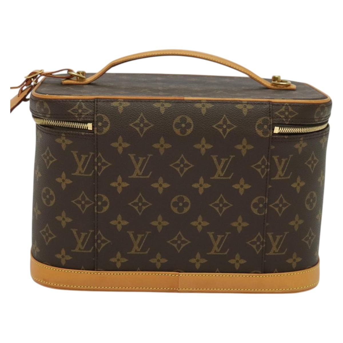 LOUIS VUITTON Monogram Nice Hand Bag 2way M47280 LV Auth 131714