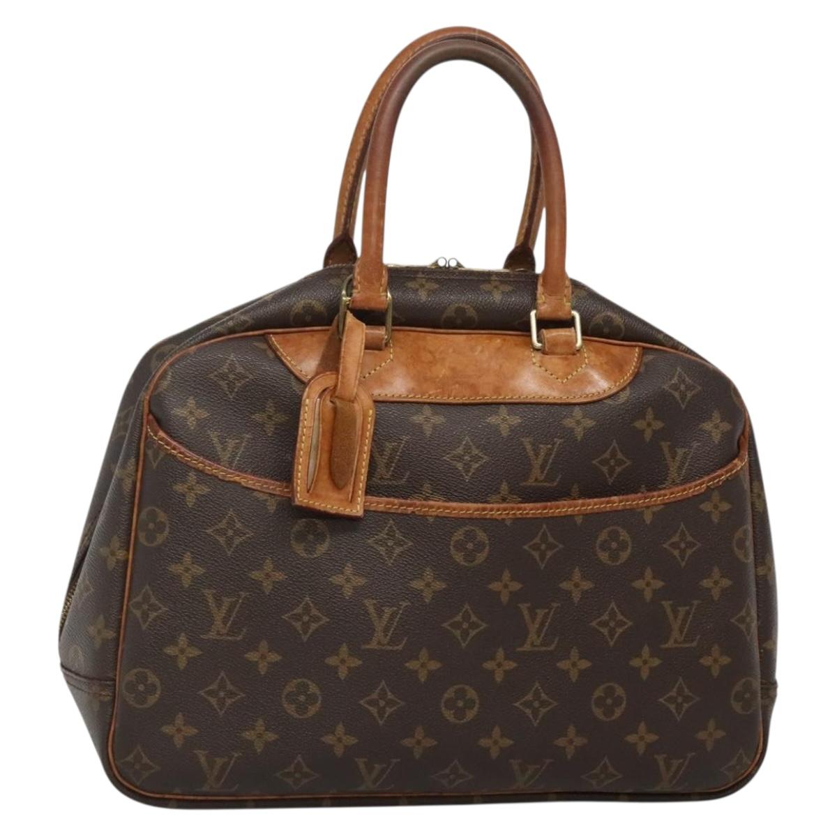 LOUIS VUITTON Monogram Deauville Hand Bag M47270 LV Auth 131750