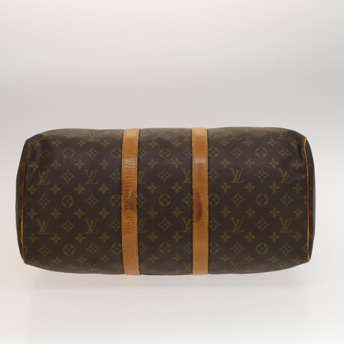 LOUIS VUITTON Monogram Keepall 45 Boston Bag M41428 LV Auth 131758