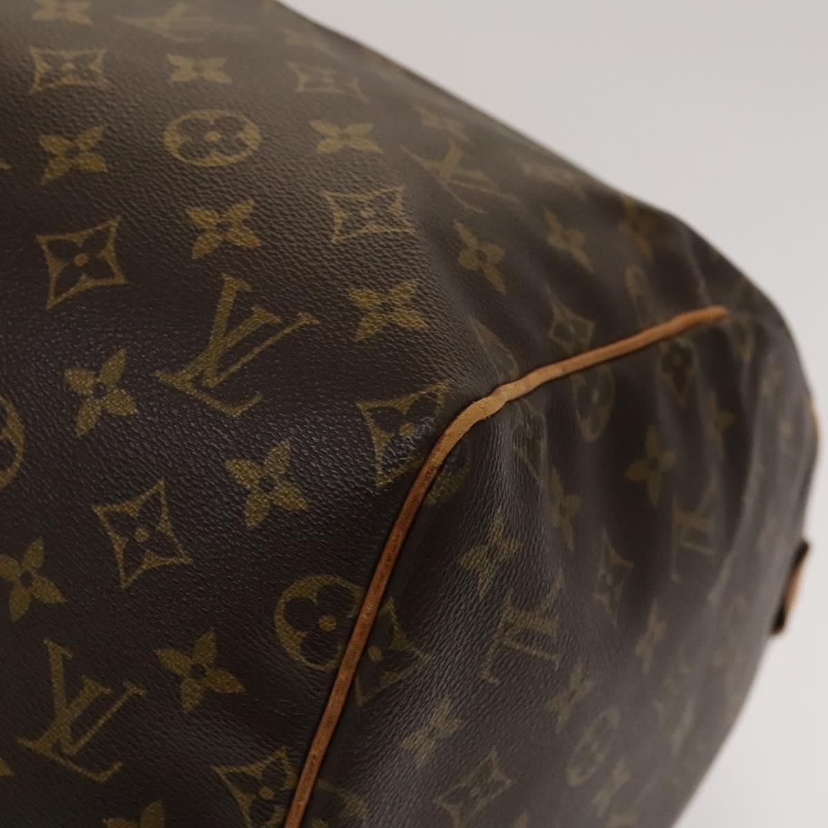 LOUIS VUITTON Monogram Keepall 55 Boston Bag M41424 LV Auth 131763