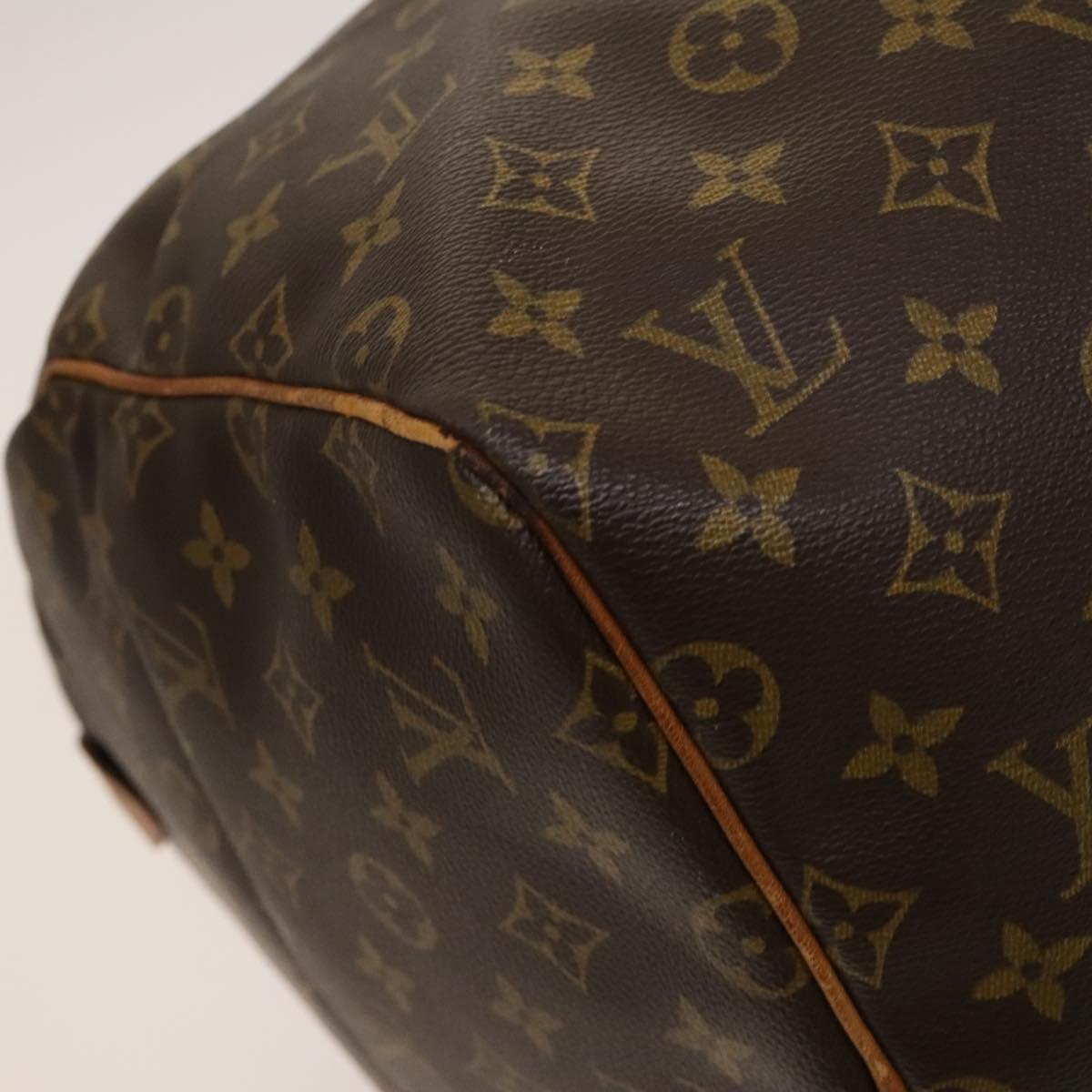 LOUIS VUITTON Monogram Keepall 55 Boston Bag M41424 LV Auth 131763