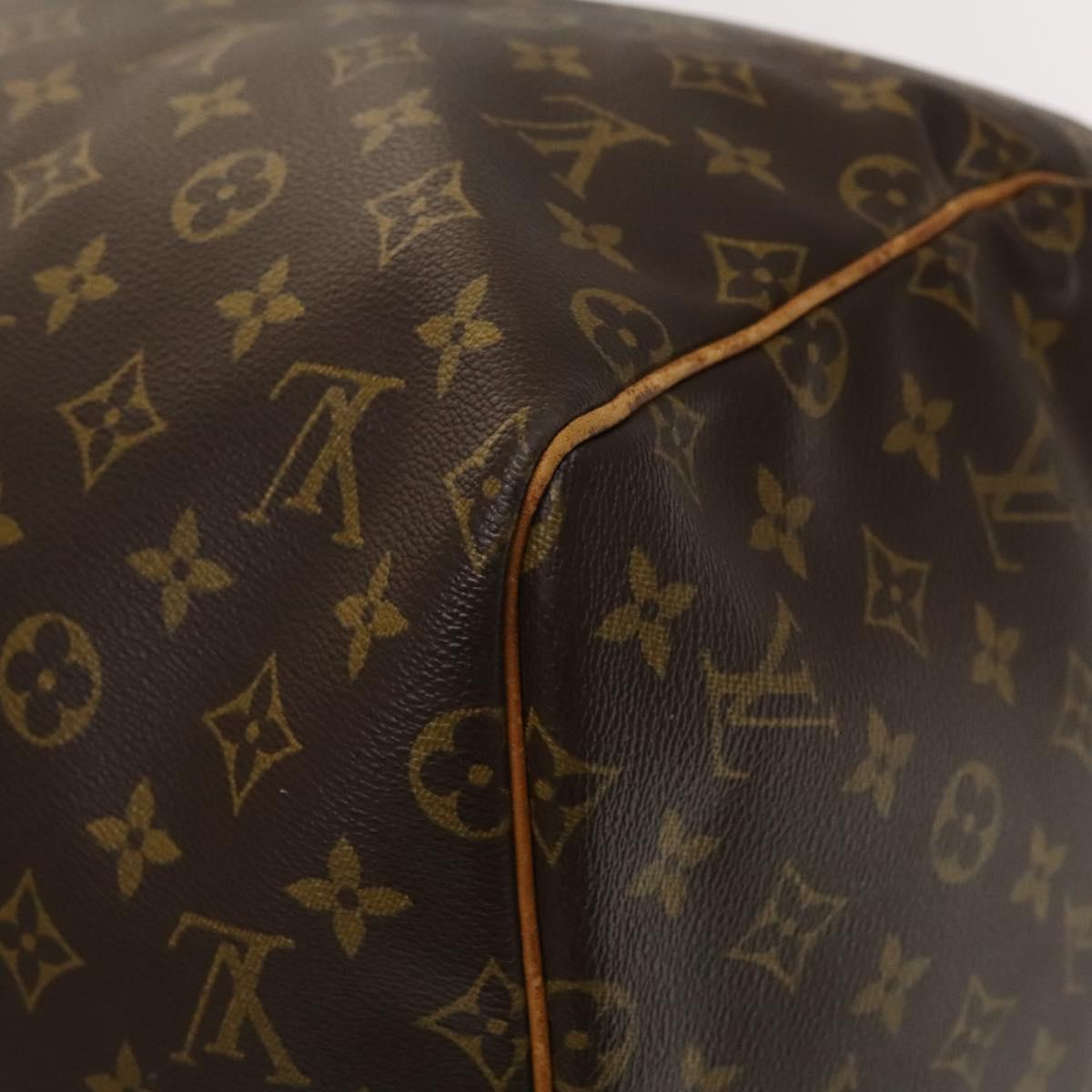 LOUIS VUITTON Monogram Keepall 55 Boston Bag M41424 LV Auth 131763