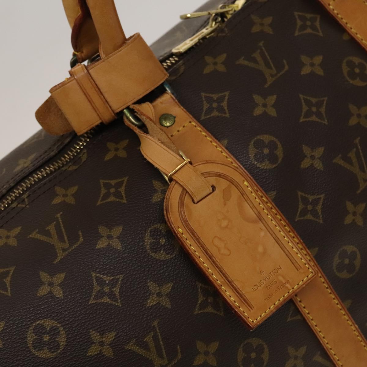 LOUIS VUITTON Monogram Keepall 55 Boston Bag M41424 LV Auth 131763