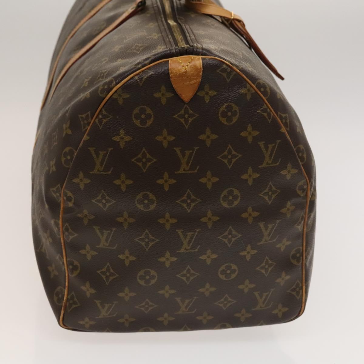 LOUIS VUITTON Monogram Keepall 55 Boston Bag M41424 LV Auth 131763