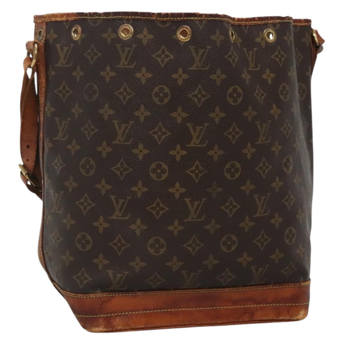 LOUIS VUITTON Monogram Noe Shoulder Bag M42224 LV Auth 131767