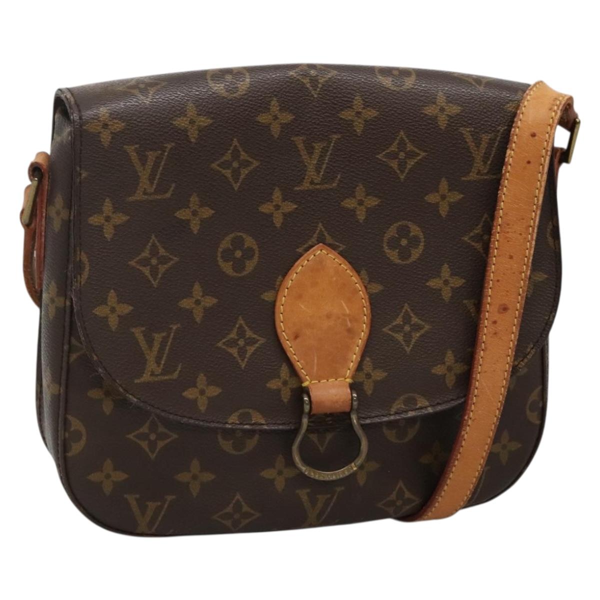 LOUIS VUITTON Monogram Saint Cloud GM Shoulder Bag M51242 LV Auth 131770
