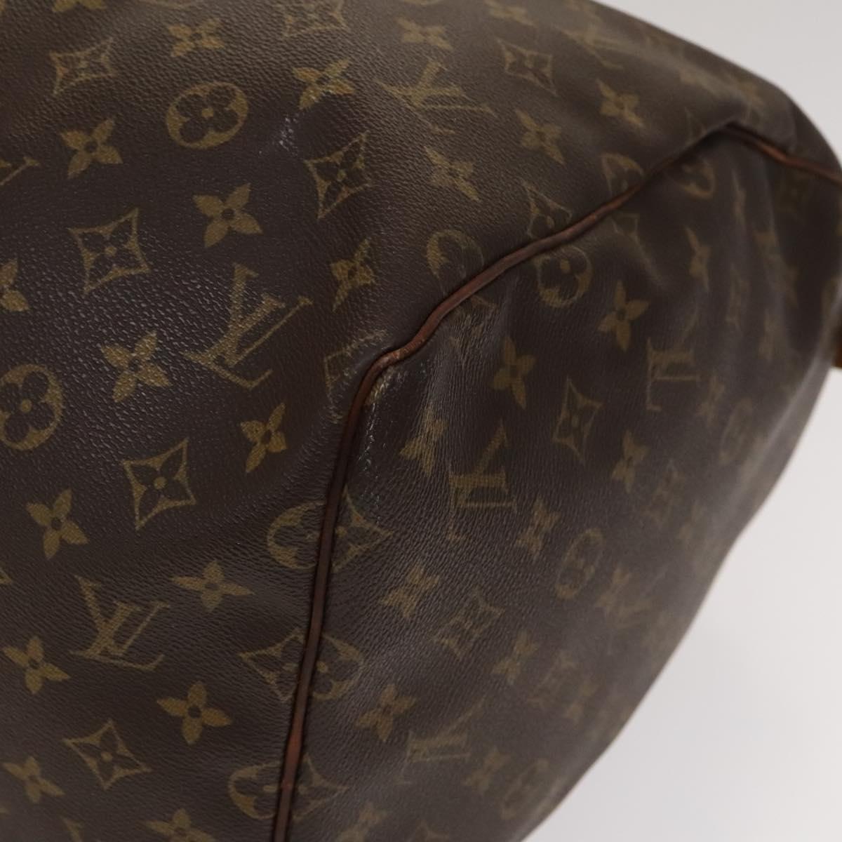 LOUIS VUITTON Monogram Keepall 55 Boston Bag M41424 LV Auth 131773