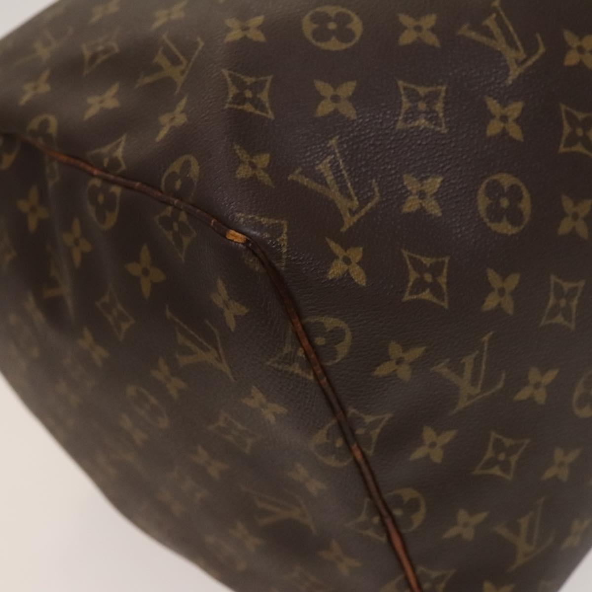 LOUIS VUITTON Monogram Keepall 55 Boston Bag M41424 LV Auth 131773