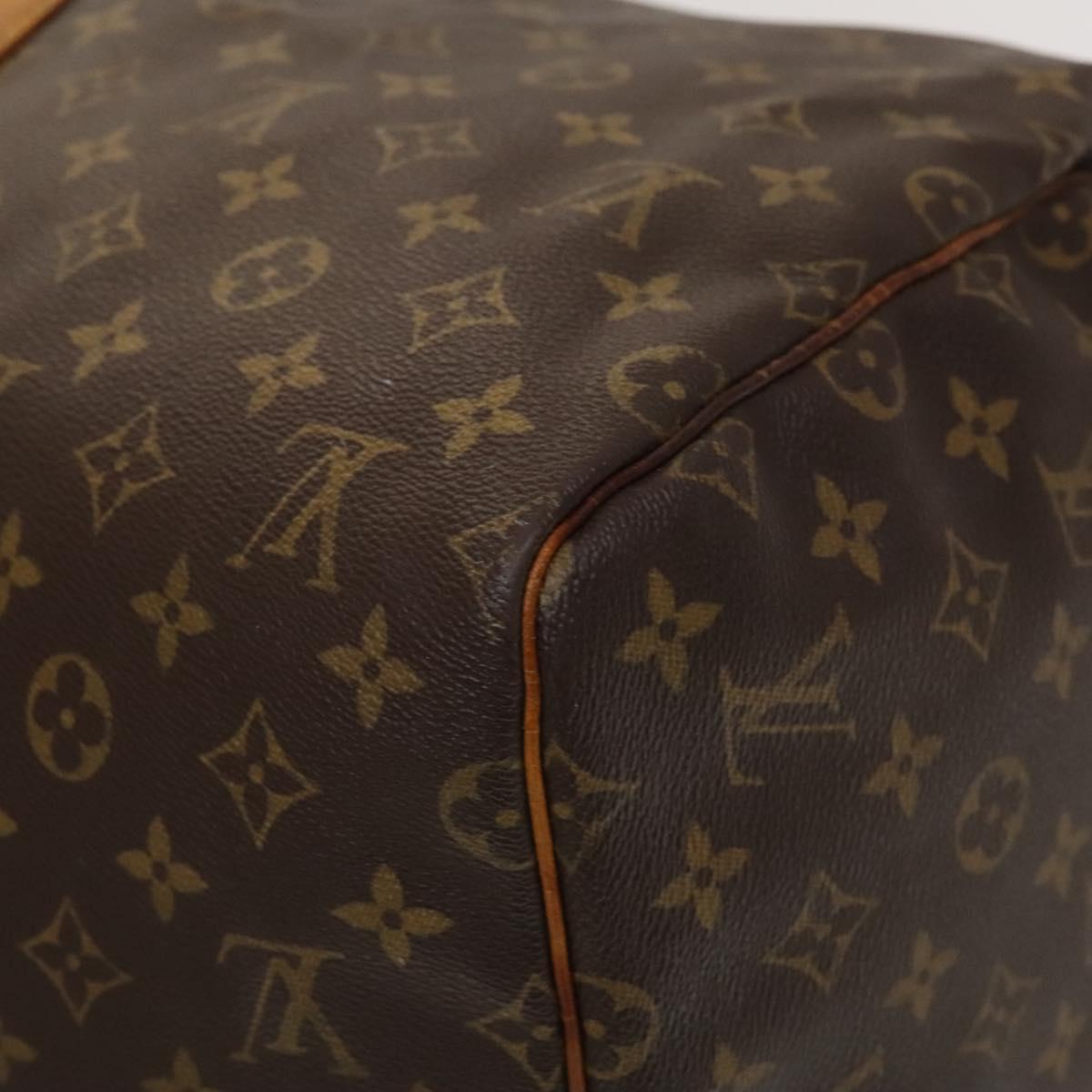 LOUIS VUITTON Monogram Keepall 55 Boston Bag M41424 LV Auth 131773