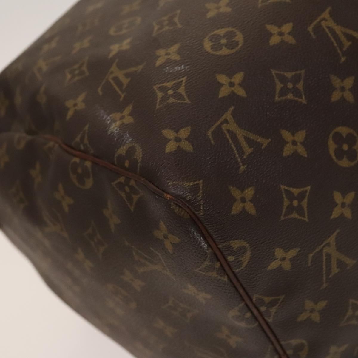 LOUIS VUITTON Monogram Keepall 55 Boston Bag M41424 LV Auth 131773