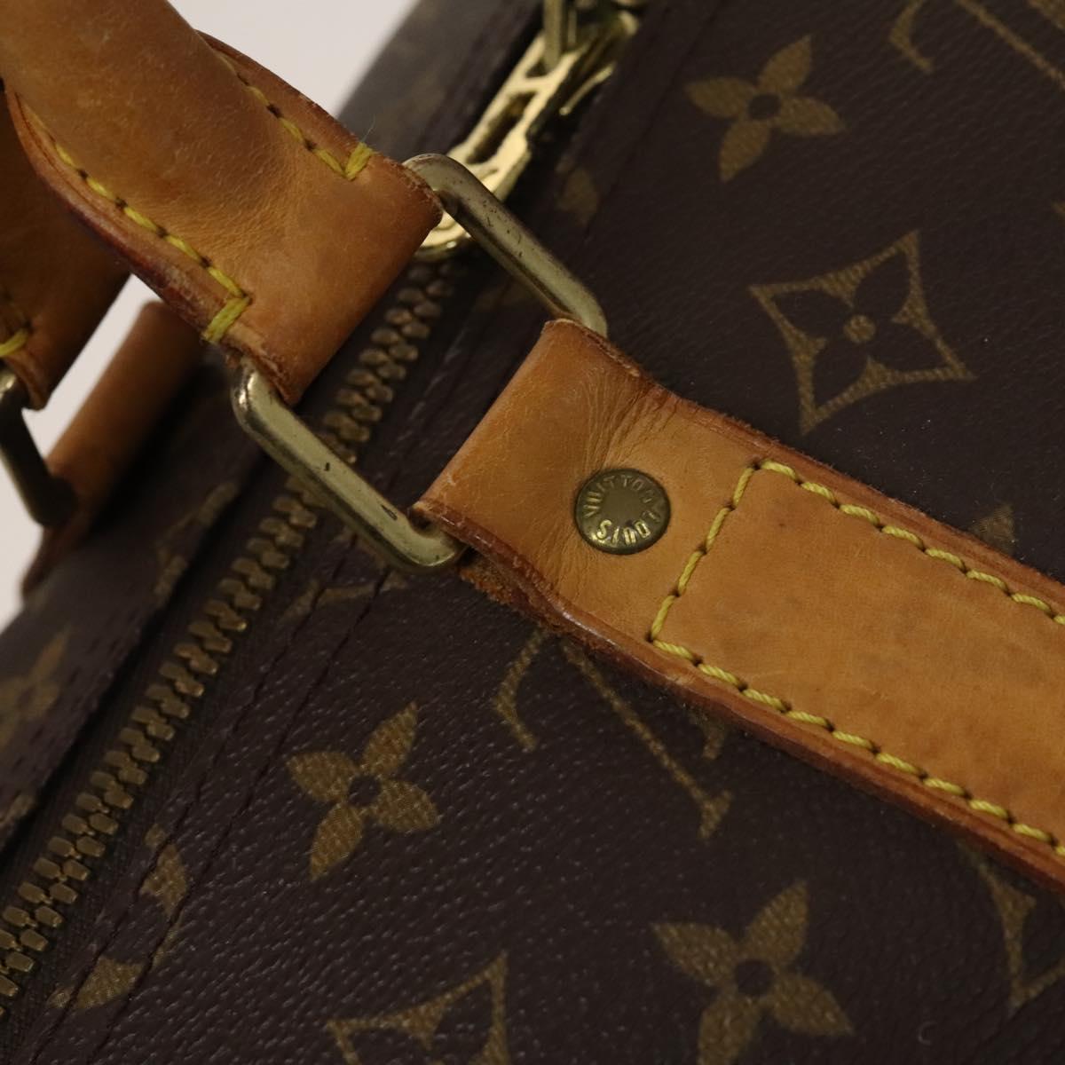 LOUIS VUITTON Monogram Keepall 55 Boston Bag M41424 LV Auth 131773