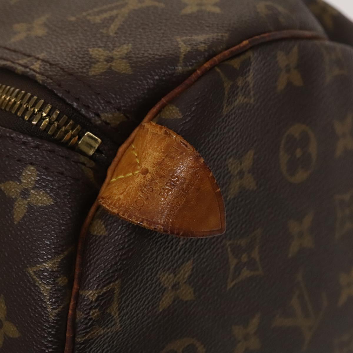 LOUIS VUITTON Monogram Keepall 55 Boston Bag M41424 LV Auth 131773