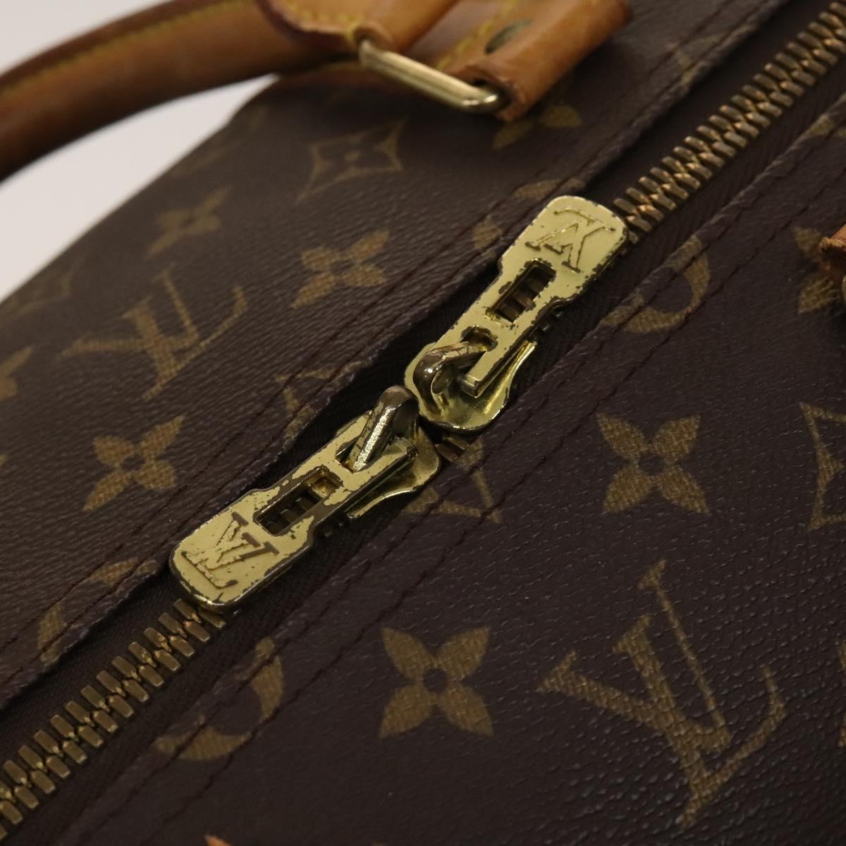 LOUIS VUITTON Monogram Keepall 55 Boston Bag M41424 LV Auth 131773