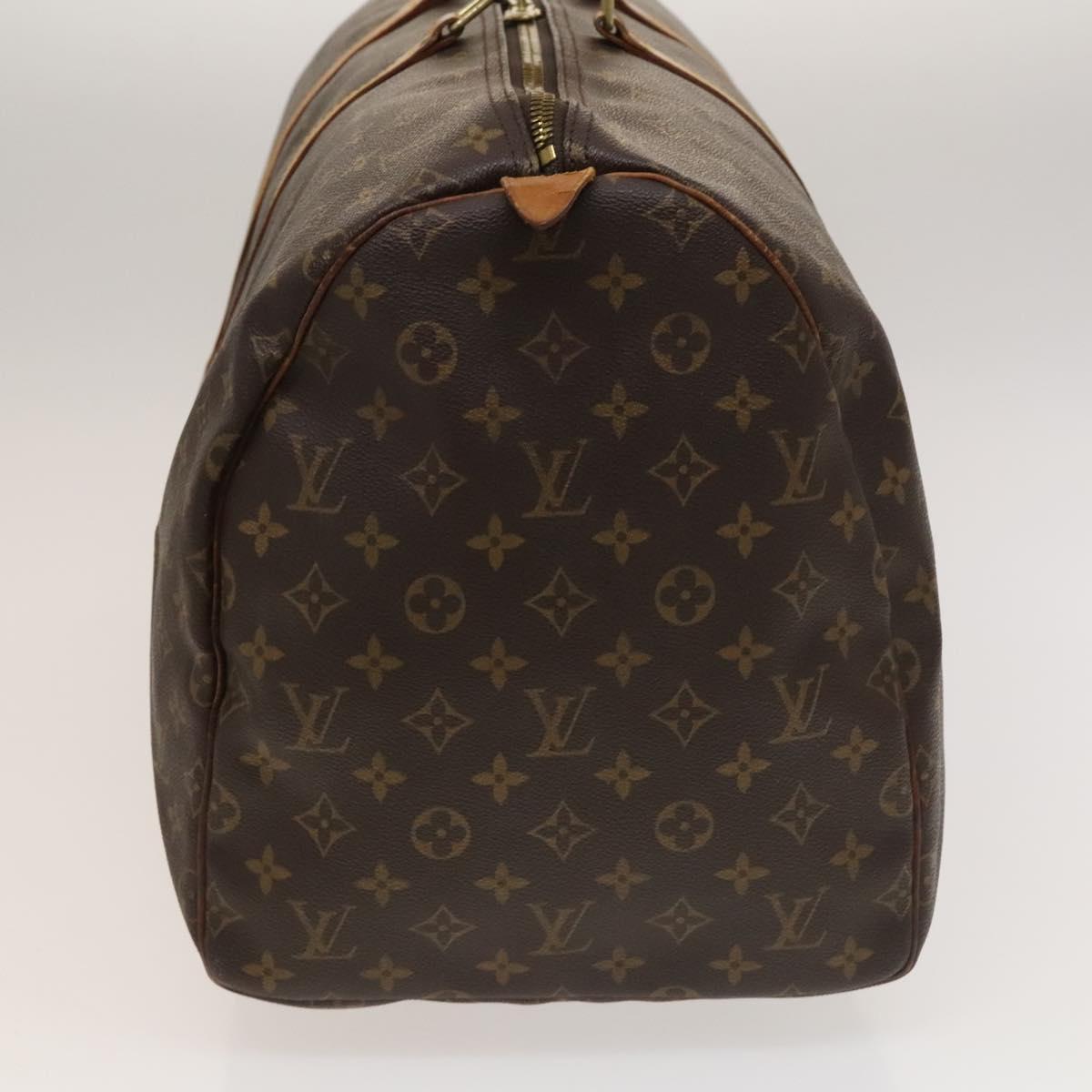 LOUIS VUITTON Monogram Keepall 55 Boston Bag M41424 LV Auth 131773