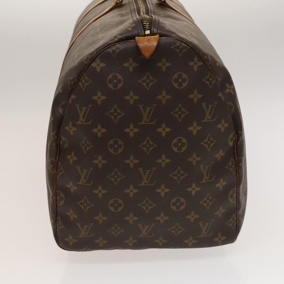 LOUIS VUITTON Monogram Keepall 55 Boston Bag M41424 LV Auth 131773