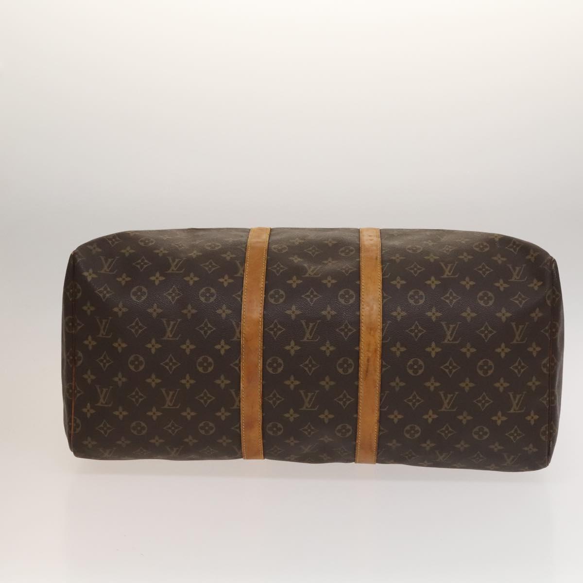 LOUIS VUITTON Monogram Keepall 55 Boston Bag M41424 LV Auth 131773