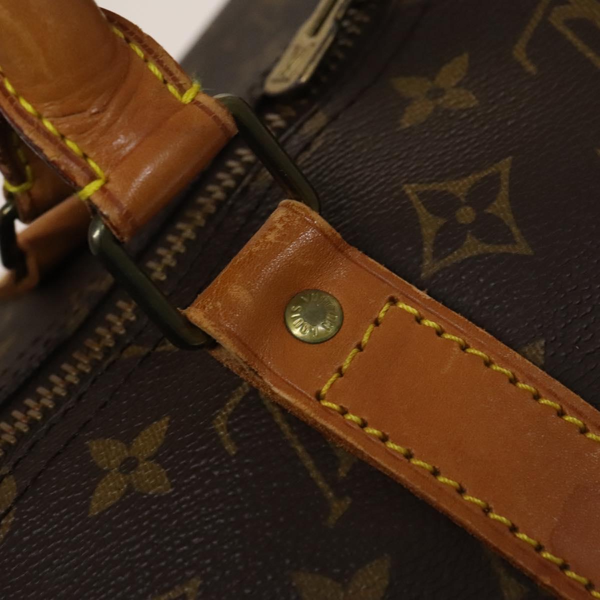 LOUIS VUITTON Monogram Keepall 55 Boston Bag M41424 LV Auth 131775