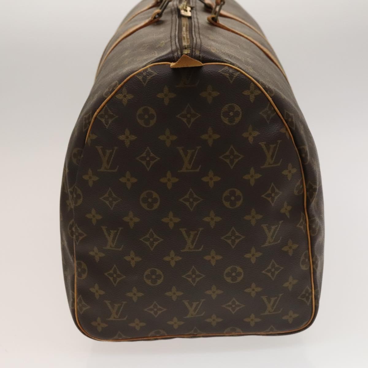 LOUIS VUITTON Monogram Keepall 55 Boston Bag M41424 LV Auth 131775