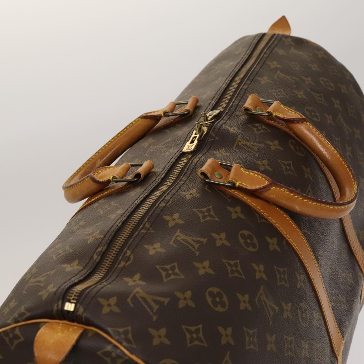 LOUIS VUITTON Monogram Keepall 55 Boston Bag M41424 LV Auth 131775